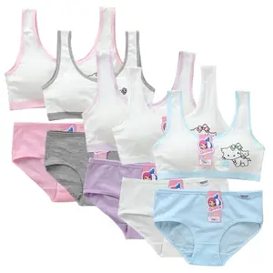 Little Girls Bras Developing Girl's Bra Underwear Girls Small Vest Preteen  Underwear Teenagers Training Bra