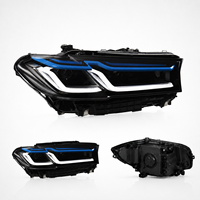Phares LED pour BMW G30 Série 5 2018-2023, avec feux de jour double L, lentille de projecteur et clignotants améliorés