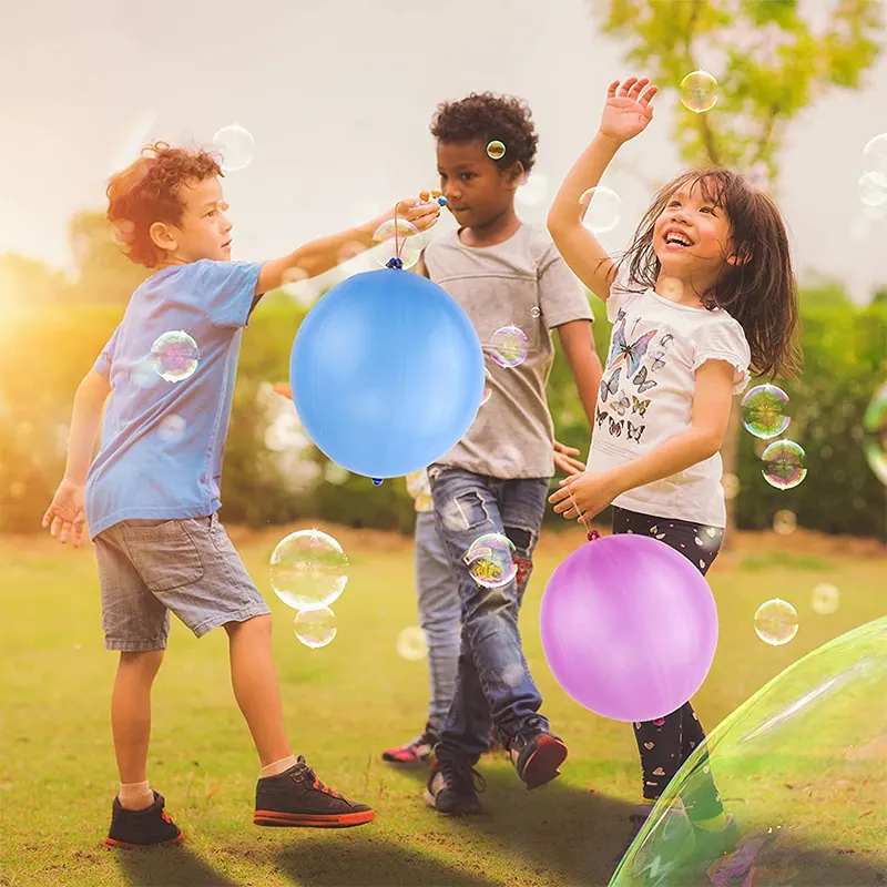 الجملة تحلل Globos كبيرة 18 "لكمة البالونات متعة اللكم مع شريط مطاطي للطفل لعبة