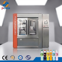 Machine d'étiquetage à colle thermofusible entièrement automatique de type rotatif haute précision, fixation stable des étiquettes pour bouteilles en PET et en verre