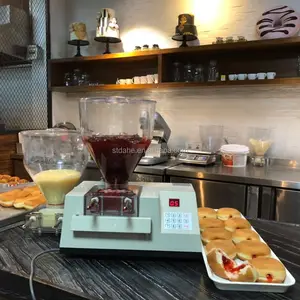 Mini Donut Machine Enche Automaticamente Injeção De Enchimento De Donut De Creme De Chocolate Usando Máquina De Enchimento Snack machines