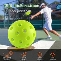 Fabricants professionnels de balles de pickleball dures approuvées par l'USAPA, résistantes aux fissures par temps froid, balles de pickleball 40 trous pour l'extérieur