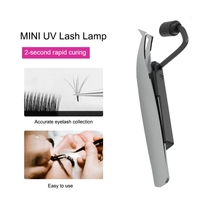 Pinzas UV Profesionales de Curado Rápido de 395 NM para Extensiones de Pestañas, Color Negro, Rosa, Rojo, Silicona, Metal, Plástico, Ecológicas