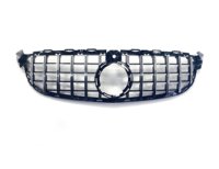 2019 + classe C W205 accessoire GT Style ABS matériel gril de voiture Compatible C200 C250 C350 C63 avec/sans trou de caméra nouveau