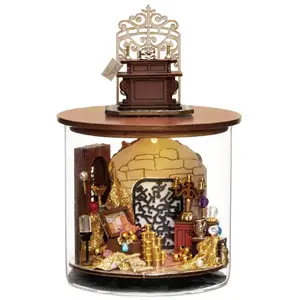 Juego de tela DIY Magic House Dream Bottle Series Imaginando un maravilloso viaje mundial para la decoración del hogar