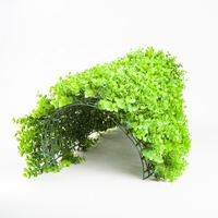 ZC décoratif extérieur feuillage plantes artificielles panneau clôture couverture panneaux artificielle haie clôture paysage plante