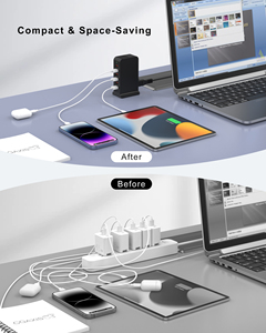 Station de charge USB multi-ports 6 ports 50W pour plusieurs appareils iPhone - Product Image 4