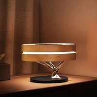 Nouvelle Arrivée Lampe de Table Intelligente en Bois avec LED, Haut-parleur Sans Fil TWS, Port de Charge, Prise AU, Produit Tendance en Dropshipping