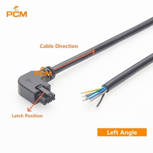 Molex Micro-Fit 3.0 <span class=keywords><strong>8</strong></span>-<span class=keywords><strong>Pin</strong></span> auf offenes Ende 90° °   Linkswinkel-OTS-Kabelkonfektion Hersteller 300V AC 5A für Industriesteuerungen - Product Image 2