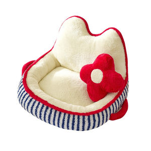 Meistverkauftes Korallenvlies-Katzenbett für Zuhause Warmes Luxus-Katzenbett Niedliches und Gemütliches Hundebett Katzenbett für Herbst und Winter - Product Image 1