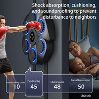 Machine de boxe murale intelligente avec musique pour la salle de sport et la maison, équipement de fitness en gros