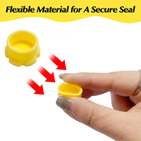 Bouchons de flacons en silicone multicolores de haute qualité 3ml 5ml, étanches, réutilisables, de qualité alimentaire, anti-poussière, pour usage en laboratoire