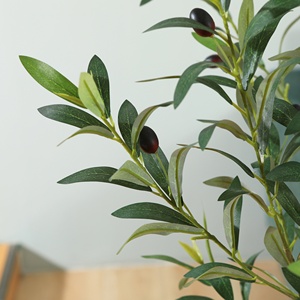 Albero di <span class=keywords><strong>Ulivo</strong></span> Artificiale con Vaso <span class=keywords><strong>Bianco</strong></span> Spazioso - Pianta di <span class=keywords><strong>Ulivo</strong></span> Alta a Tronco Multiplo con 5/7/9 Rami Realistici, 450/630/810 Foglie - Product Image 5