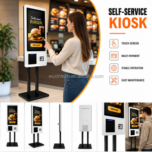 Kiosco de Autoservicio de 27'' para Pedidos, Terminal de Pago Todo en Uno para Supermercados sin Personal, con Reconocimiento Facial Táctil y Pantalla LCD - Product Image 1