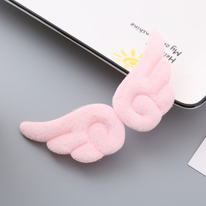 Alas de ángel de felpa para accesorios de vestimenta, tarjetas DIY, horquillas para el pelo y accesorios para el cabello festivos - Product Image 6