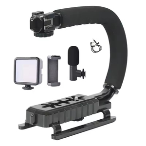 Mobile <strong>Vlogging</strong> Kit for <strong>Android</strong> Smartphones LED Light Photographic Lighting <strong>Microphone</strong> Tripod Stand Phone Holder - Product Image 6