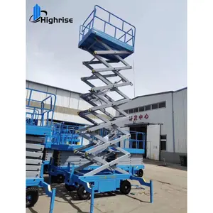 Highrise Thương hiệu thủy lực di động điện Scissor Lift để bán với CE ISO