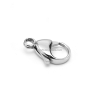 Vente en gros de colliers et bracelets en acier inoxydable 316 fermoirs mousquetons pour la fabrication de bijoux crochet de fixation d'accessoires