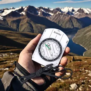 AJOTEQPT Professional Multi-Functional Compass North Compass With Map Scale Ruler For Climbing Outdoor Activities