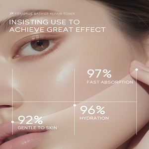 Laikou 100ml dưỡng ẩm mịn 7x Ceramide sửa chữa hàng rào Mực Nhãn hiệu riêng chăm sóc da mặt công thức chất lỏng - Product Image 6