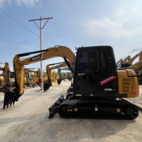 Offre Spéciale : Excavatrice SANY SY90CPro d'occasion de 9 tonnes, faible nombre d'heures de fonctionnement, fonctions complètes, lame de bulldozer, composants hydrauliques d'origine, adaptée