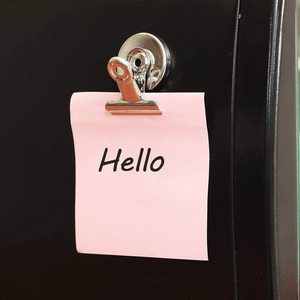 Modèle 6025 3 tailles Argenté Métal électro-plaqué Aimant pour réfrigérateur, tableau blanc, notes et messages, outils et clips magnétiques - Product Image 3