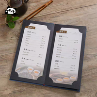 Cartes de menu personnalisées avec logo pour spa, dessert, thé, barbier, boisson, vin, mariage, restaurant