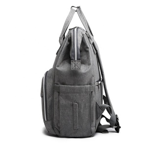 2020 <span class=keywords><strong>embarazada</strong></span> usb cuidado del bebé <span class=keywords><strong>de</strong></span> gran capacidad <span class=keywords><strong>de</strong></span> pañal <span class=keywords><strong>de</strong></span> tela bolsa mochila bolsa <span class=keywords><strong>de</strong></span> pañales <span class=keywords><strong>de</strong></span> bebé - Product Image 2