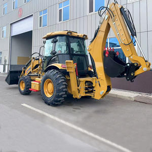 TOSH barato 4WD cargador multifunción jardín Tractor retroexcavadora cargador excavadora con accesorio para la venta - Product Image 4