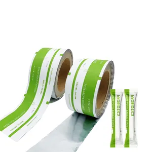 Hot Sale Pet/Al/Vmpet/Nl/Pe Bag Film For Packaging Machine Aluminum Foil Laminated Sachet Roll Film