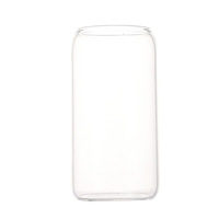 Ensemble de tasses portables en verre borosilicate de 16 oz avec paille, résistantes aux hautes températures, couvercle en bambou, pour café et cola, idéales pour l'export.