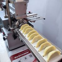 Kommerzielle Halbautomatische Teigtaschenmaschine Kleine Tisch-Gyoza-Potsticker-Maschine Dampfgekochte Teigtaschen-Herstellungsmaschine für Lebensmittelbetriebe