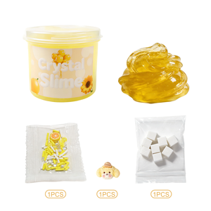 Crystal Slime Kit Clear Non-Sticky DIY Stress Relief Sensory Toy for Kids Girls Boys Birthday Party Favor Gift - Product Image 2