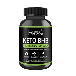 Extractos Vegetales KETO de Alta Potencia que Apoyan el Aumento de los Niveles de Cetonas en Sangre para Hombres y Mujeres, 120 Cápsulas KETO BHB - Product Image 1