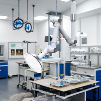 Design moderne PP/ PVC plastique monté au plafond hotte de laboratoire extracteur de hotte éléphant d'échappement de fumée d'atelier