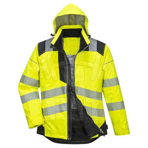 Chaqueta de seguridad de invierno personalizada, transpirable, 3M, tela de poliéster reflectante, chaqueta de trabajo con logotipo, ropa de trabajo reflectante personalizable - Product Image 4