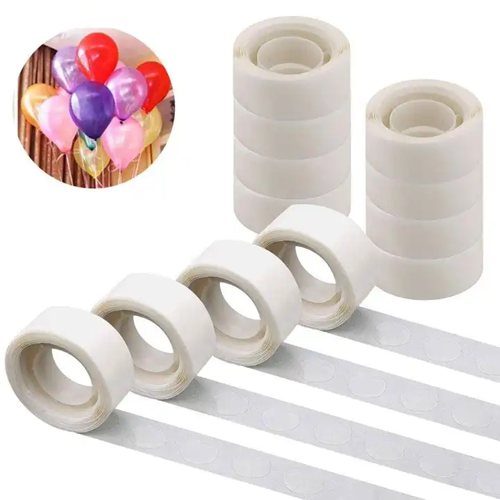 100 Points Balloon Attachment Glue Dot Attach Balloons Ceiling Balloon  Stickers for sale online