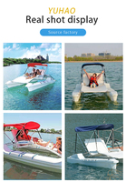 Bateau de loisirs de catamaran de PE électriquement actionné fait de matière plastique durable de polyéthylène