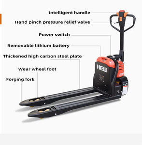 รถยกพาเลทไฟฟ้า ยี่ห้อ HELI รับน้ำหนัก 1500 กก. 2000 กก. รถยกพาเลทลิเธียม - Product Image 2
