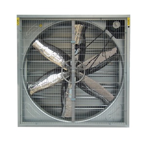 Ventilador de Extracción de Bajo Ruido para Sistemas de Ventilación de Invernaderos y Gallineros, Alto Flujo de Aire, Acero Galvanizado - Product Image 2