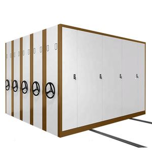 نظام تخزين أرشيفي عالي الكثافة قابل للقفل للاستخدام في المكاتب والمستودعات والمدارس، خزانة ملفات فولاذية مع أرفف متحركة - Product Image 4