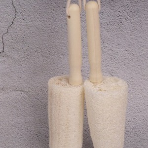 Wholesale Natural Multi-Functional <b>Cleaning</b> Brushes Wooden Handle Loofah Cup Brush Hanging Dishwashing <b>Tool</b> - Product Image 6