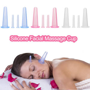 Silikon-Hijama-Tassen in Lebensmittel qualität Buntes wieder verwendbares Schröpfen-Therapie set für das Körper logo Face Lifting Schröpfen Schröpfen Set - Product Image 3