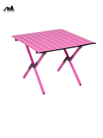 Ensemble de chaises pliantes Kermit pour le camping avec table pliante Egg Roll en acier carbone, mobilier de pique-nique portable pour l'extérieur