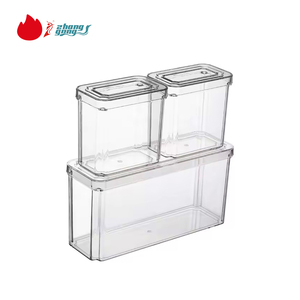 Ensemble de grands récipients hermétiques en plastique pour le stockage des aliments - Product Image 1