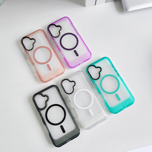 Di alta qualità chiara carica senza fili cassa del telefono per <span class=keywords><strong>iPhone</strong></span> 16 Pro Max <span class=keywords><strong>trasparente</strong></span> acrilico magnetico del telefono custodia per iPhone16 15 plus - Product Image 1