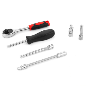46pcs 1/4 Inch Ratchet Wrench Set Metric Hex Bit Socket Set Mechanic <strong>Tool</strong> Kits for Auto Repair <strong>Vehicle</strong> <strong>Tools</strong> - Product Image 5