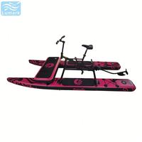 Pontons plats pour cycle aquatique, monoplace, avec cadre en aluminium et tapis flottant avant, haute pression pour lac, pliable, de Chine, Lumark