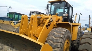 Cargador de neumáticos Caterpillar 980G usado, equipo de carga grande, Venta barata para cargador CAT 980G 980F con bomba de caja de cambios de motor central - Product Image 4