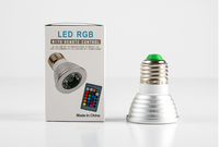 Ampoule LED créative pour hôtel, spot culturel de collection, télécommande, plafonnier encastré GU10 MR16 RGB